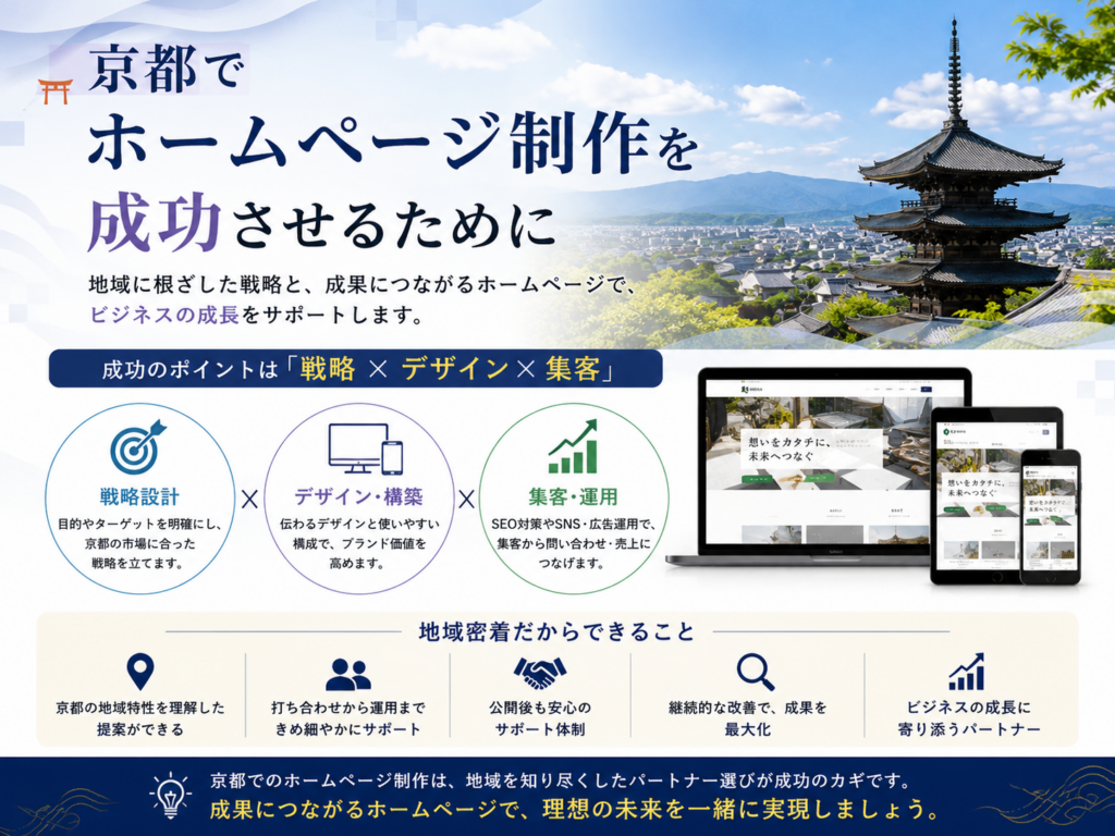 京都 ホームページ制作