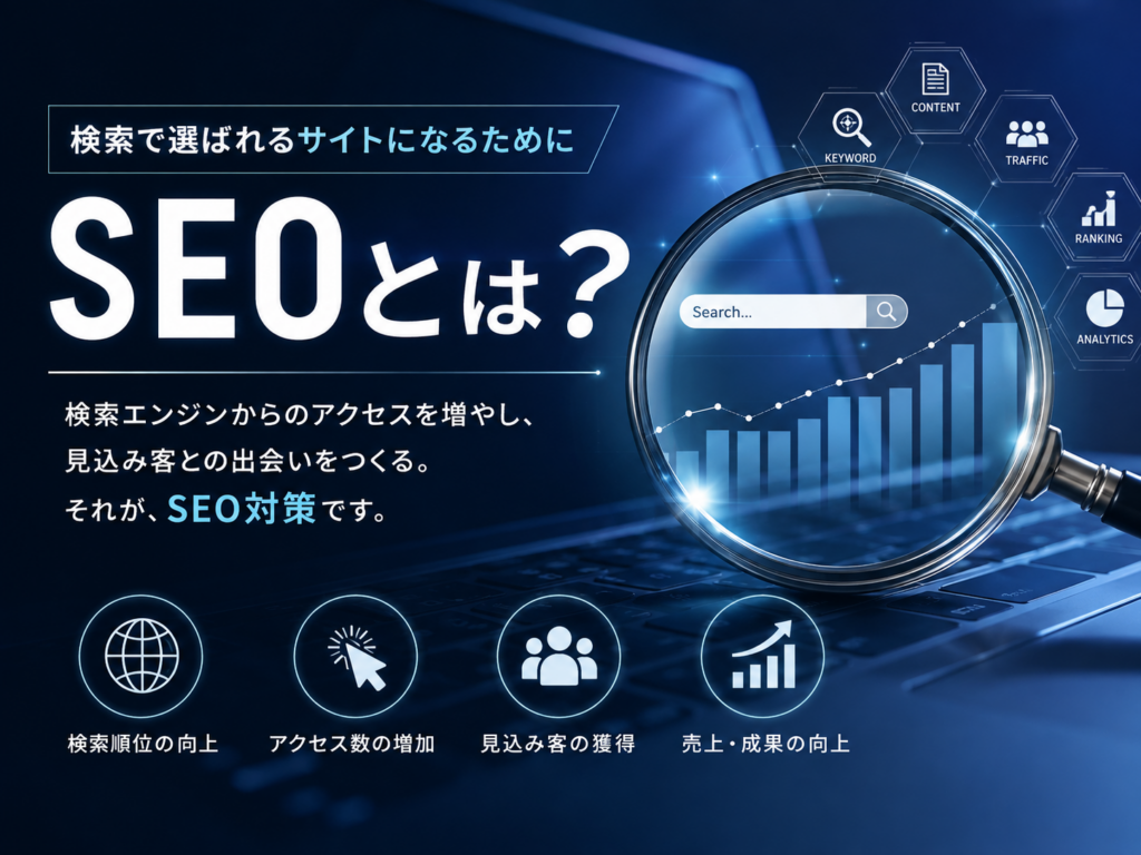 SEOとは？検索エンジン最適化の仕組みとホームページ制作で重要なSEO対策を解説