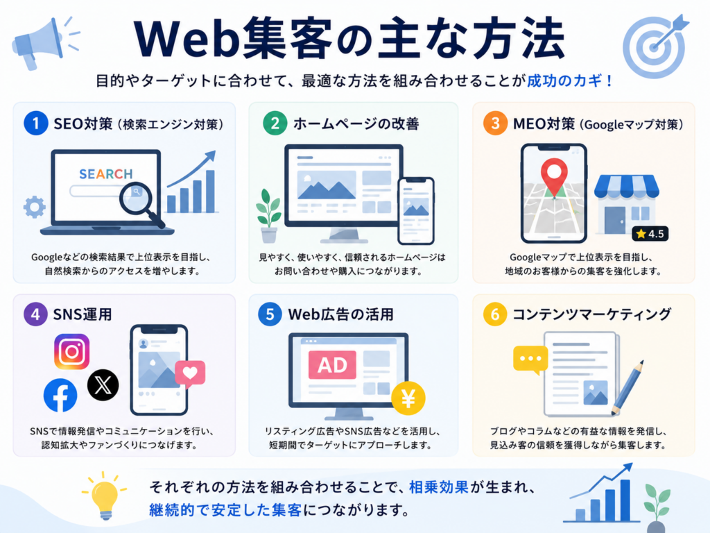 Web集客 方法