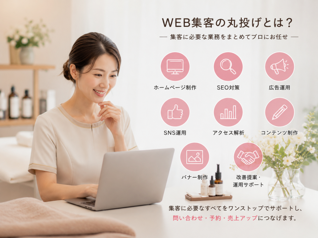 WEB集客の丸投げとは？