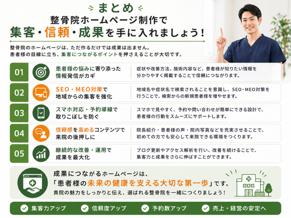 整骨院 ホームページ