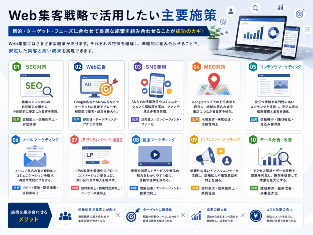 Web集客戦略のロードマップ｜3か月・6か月・12か月で集客基盤を構築し成果を伸ばす方法